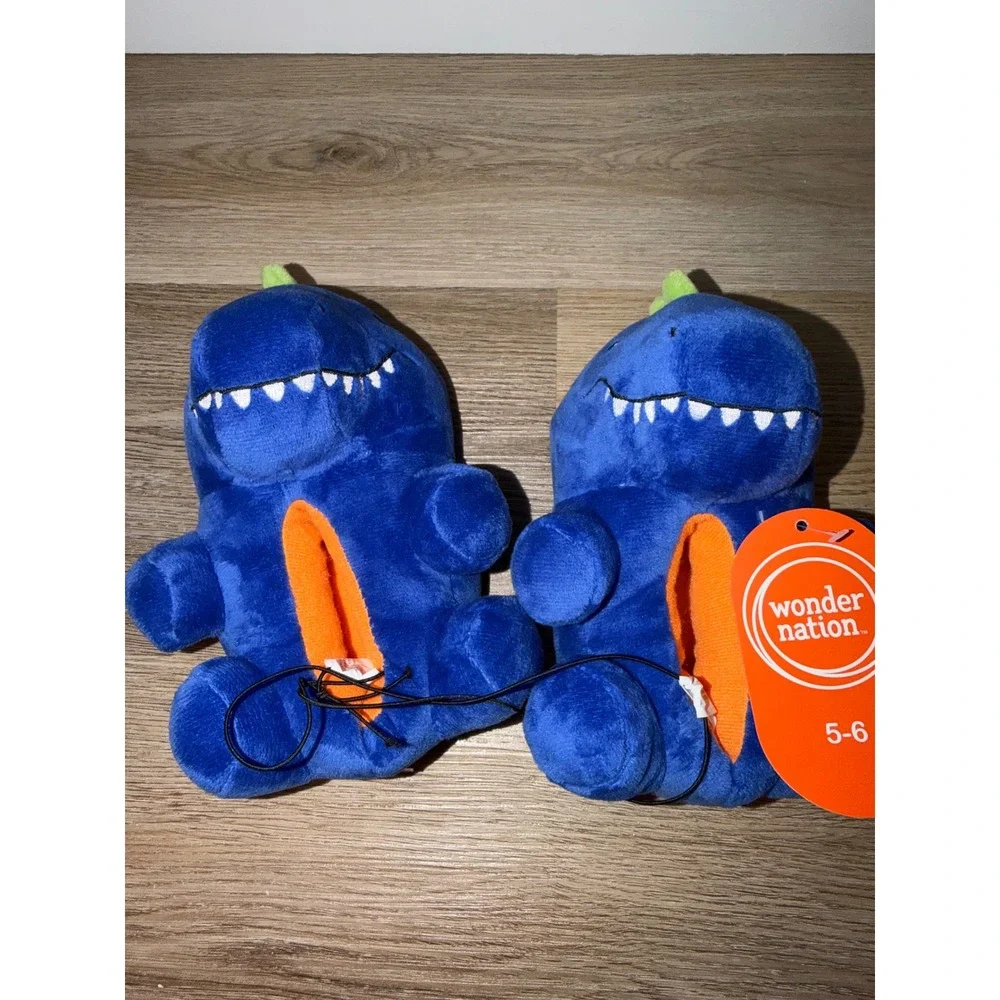 Toddler boy dinosaur slippers 5/6